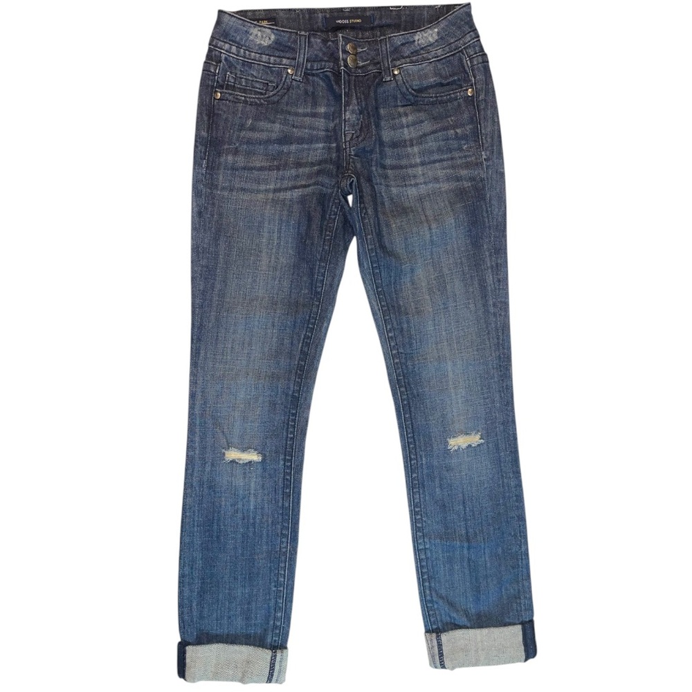 Vigoss Studio Women’s The Park Skinny Jeans in Medium Wash | Size 3/4